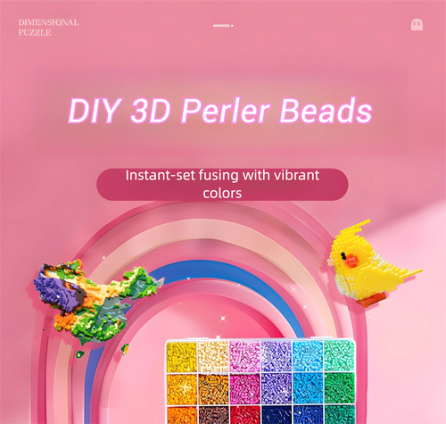 Mini Fuse Bead Kit: 2.6mm, DIY Craft Set