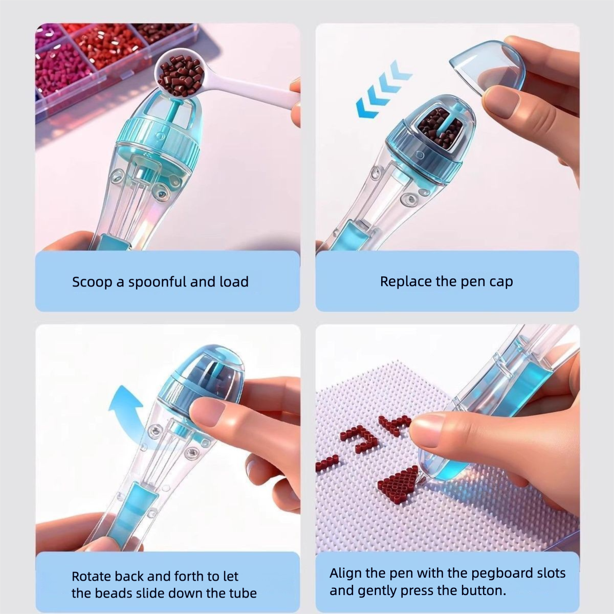 2.6mm Automatic Perler Bead Dispenser Pen