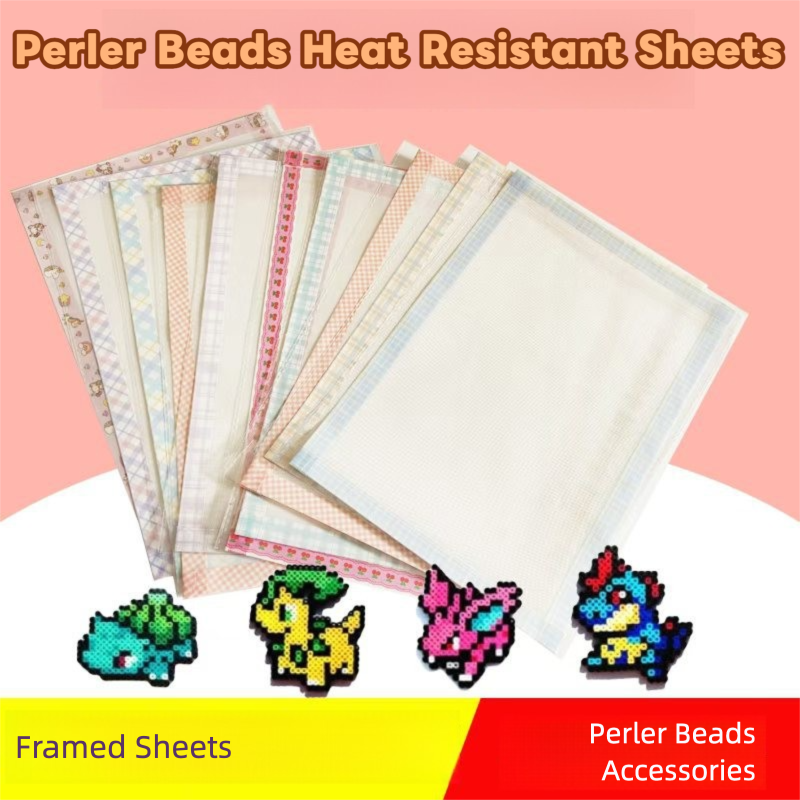 Framed Perler Beads Heat-Resistant Ironing Sheets