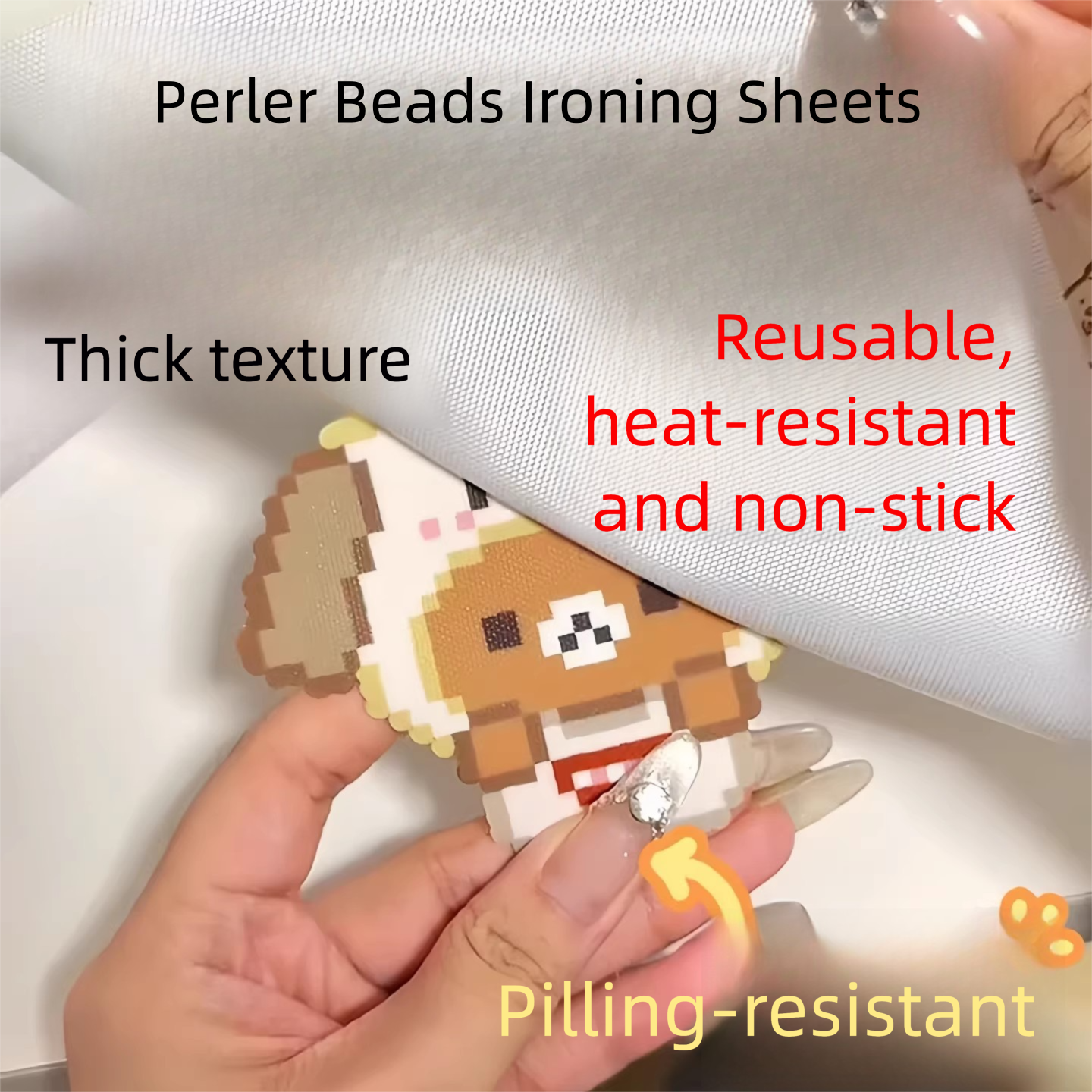 Framed Perler Beads Heat-Resistant Ironing Sheets