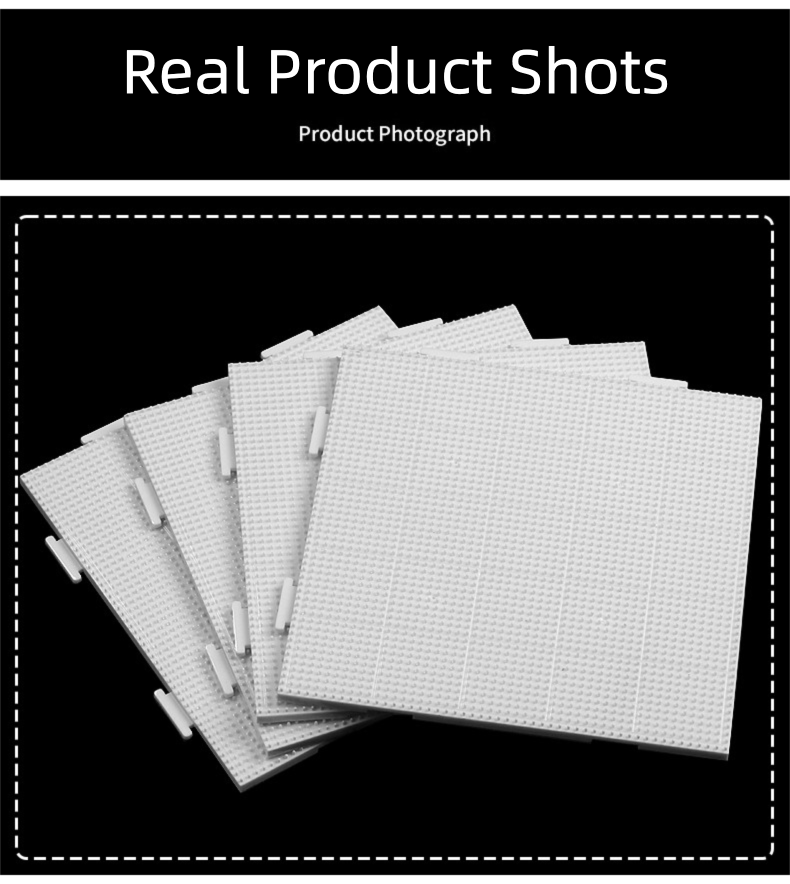 52x52 Interlocking Perler Bead Pegboards - Heat Resistant White Templates with Grid Lines