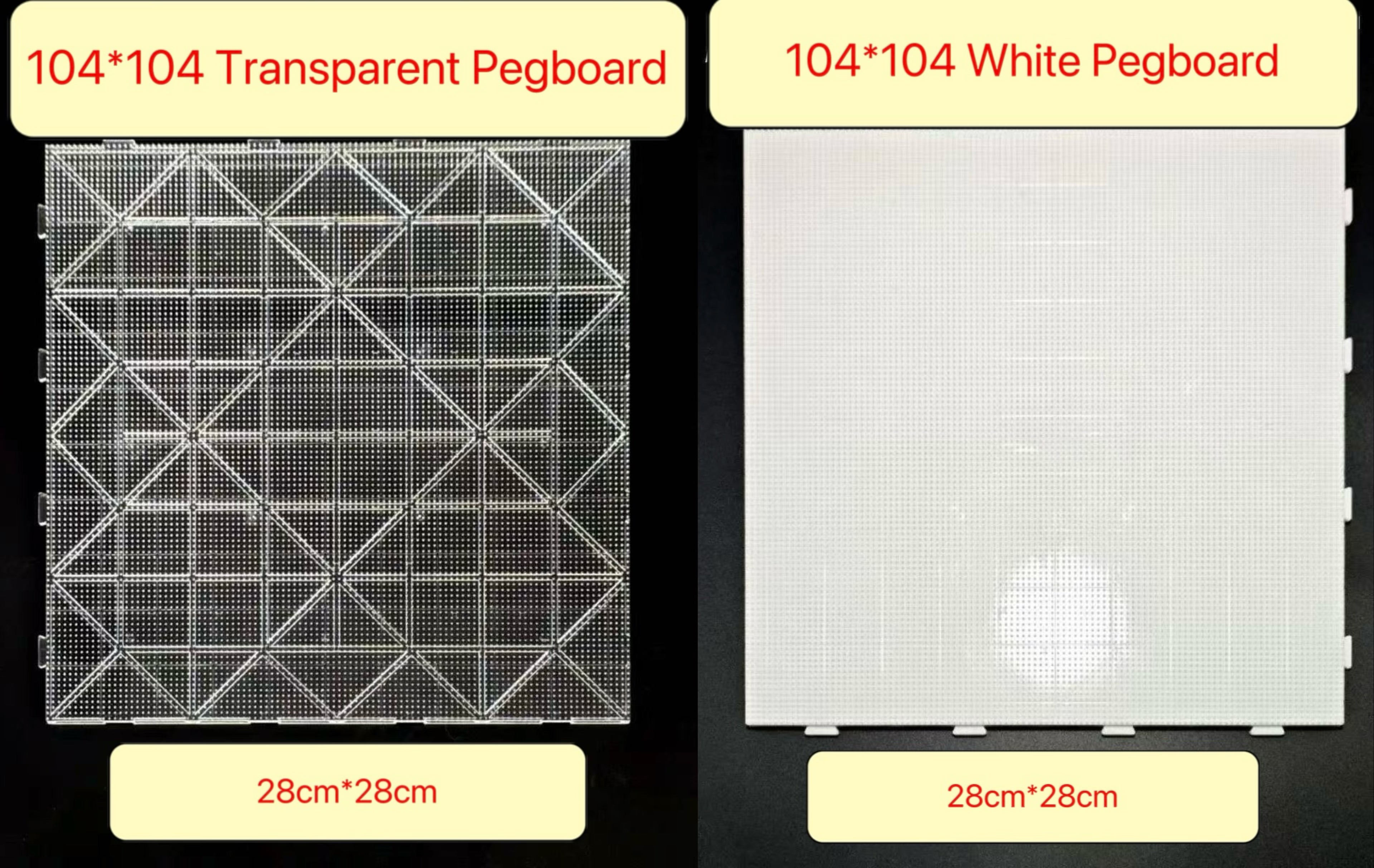 2.6mm Heat-Resistant Perler Bead Pegboards