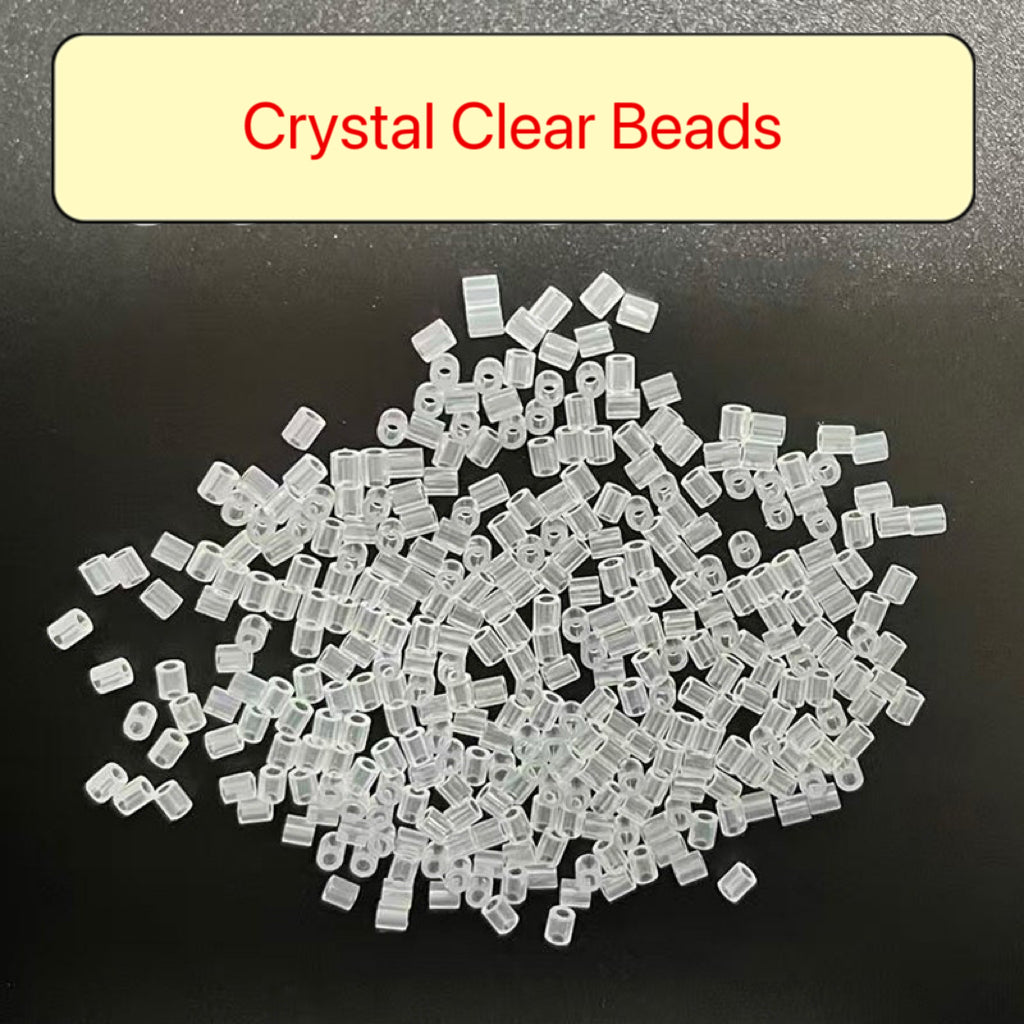 2.6mm Premium Crystal Clear Translucent Perler Beads
