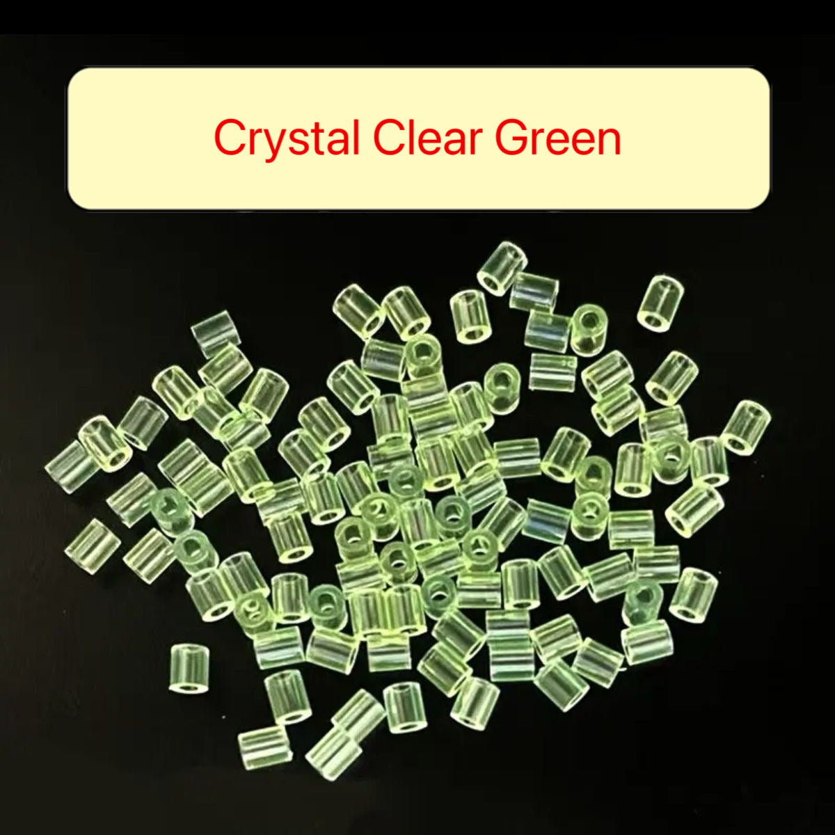 2.6mm Premium Crystal Clear Translucent Perler Beads