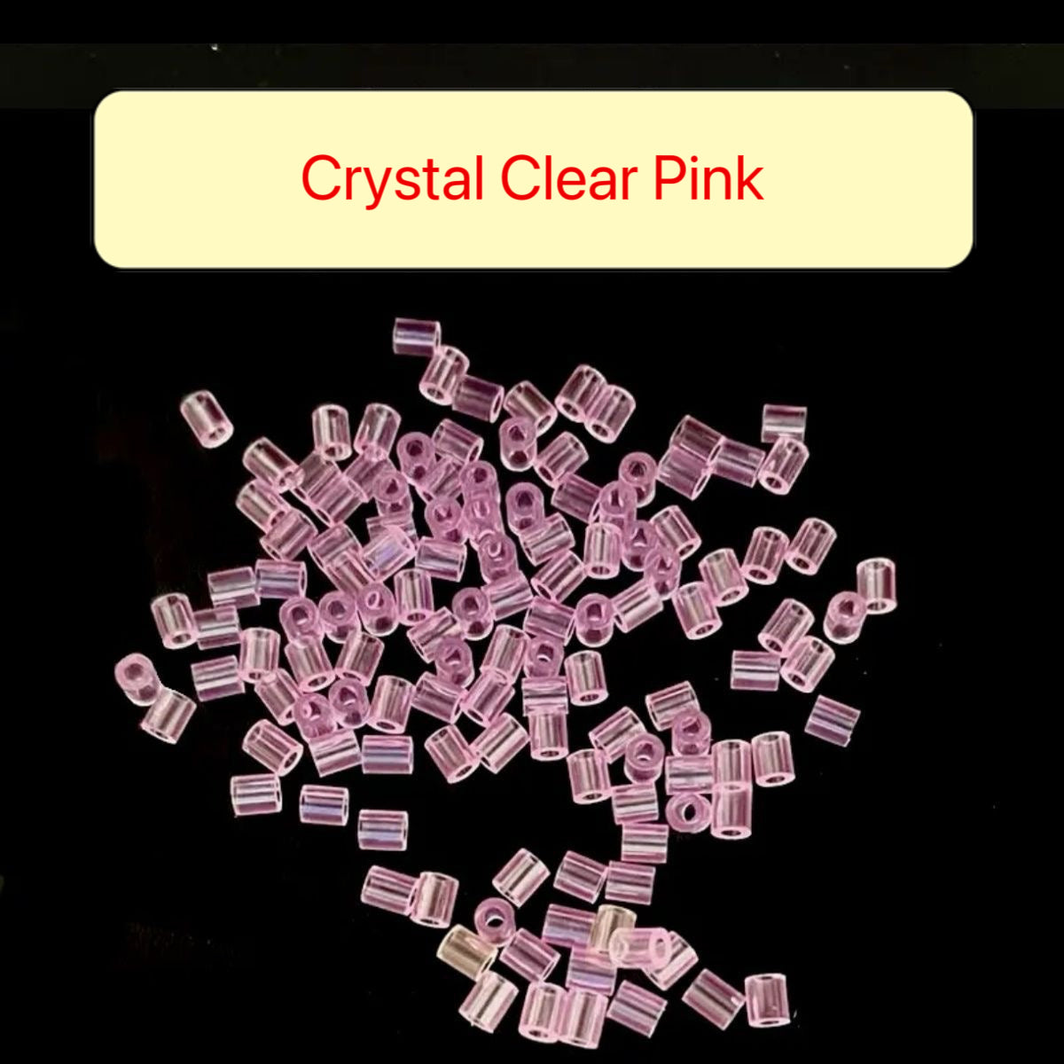 2.6mm Premium Crystal Clear Translucent Perler Beads