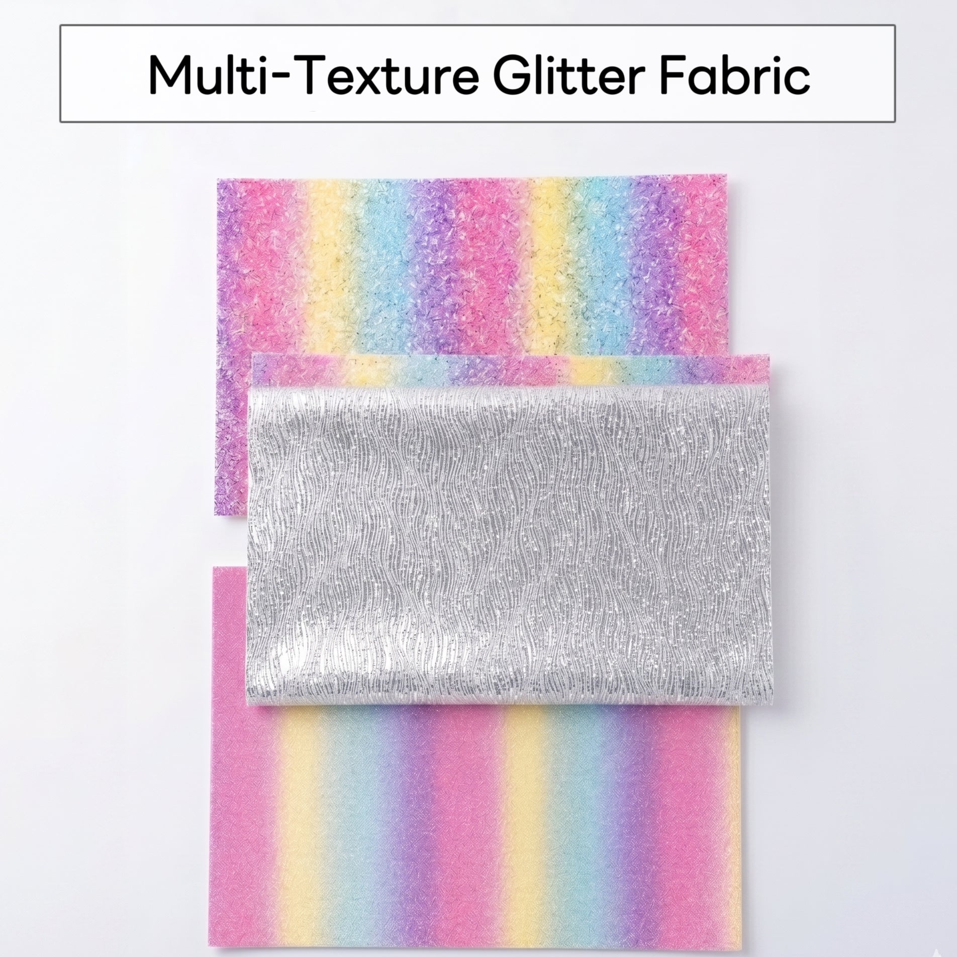 Multi-Texture Glitter Fabric