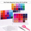 Mini Perler Bead Kit: 2.6mm DIY Craft Set