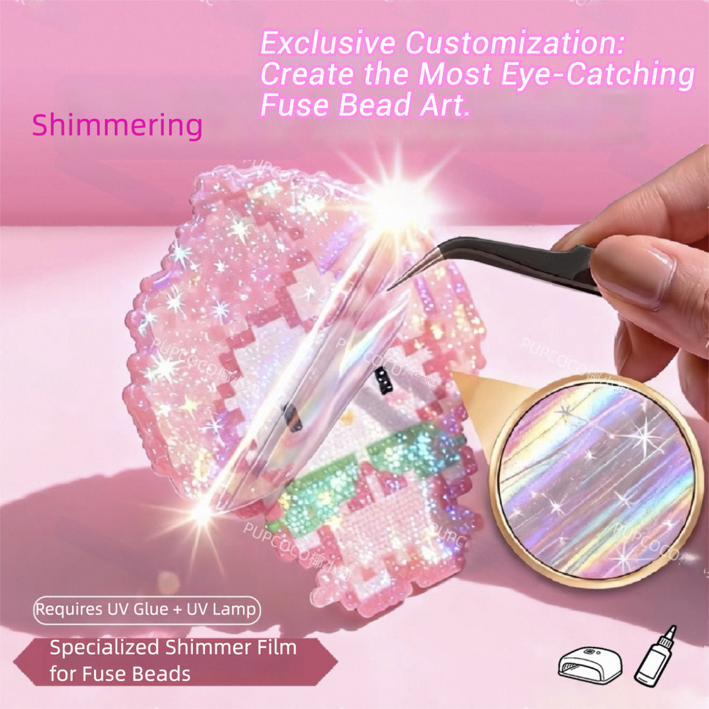 Perler Bead Shimmer Film Finishing Kit